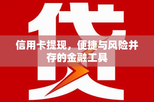 离岛信用卡提现，便捷与风险并存的金融工具