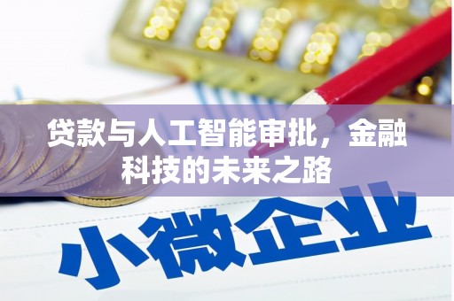 离岛贷款与人工智能审批，金融科技的未来之路