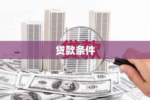 离岛贷款条件