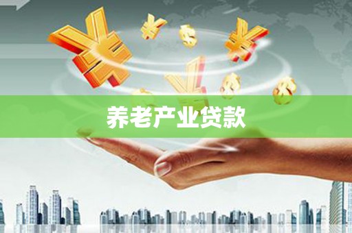 离岛养老产业贷款
