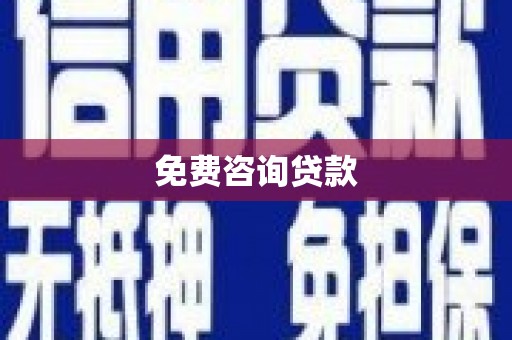 离岛免费咨询贷款
