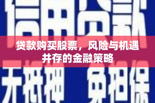 离岛贷款购买股票，风险与机遇并存的金融策略