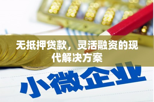 离岛无抵押贷款，灵活融资的现代解决方案