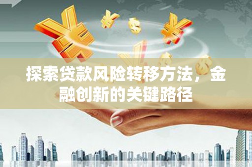 离岛探索贷款风险转移方法，金融创新的关键路径