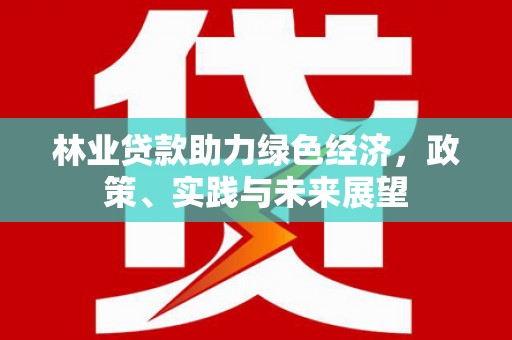 离岛林业贷款助力绿色经济，政策、实践与未来展望