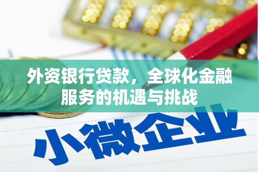 离岛外资银行贷款，全球化金融服务的机遇与挑战