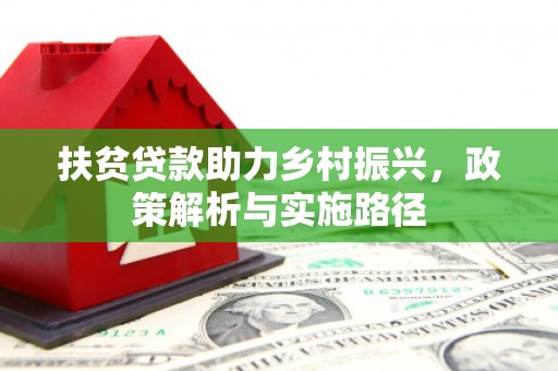 离岛扶贫贷款助力乡村振兴，政策解析与实施路径